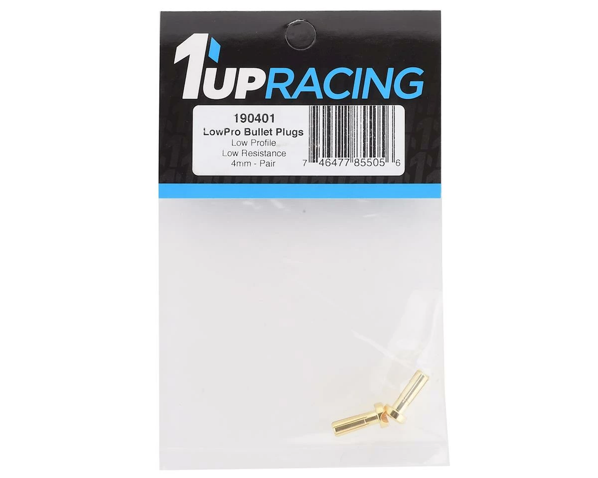1UP Racing 4mm LowPro Bullet Plugs (2) - Image 2