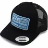 Team Associated E Logo Trucker Hat "Curved Bill" (Black) (One Size Fits Most)