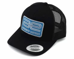 Team Associated E Logo Trucker Hat "Curved Bill" (Black) (One Size Fits Most)