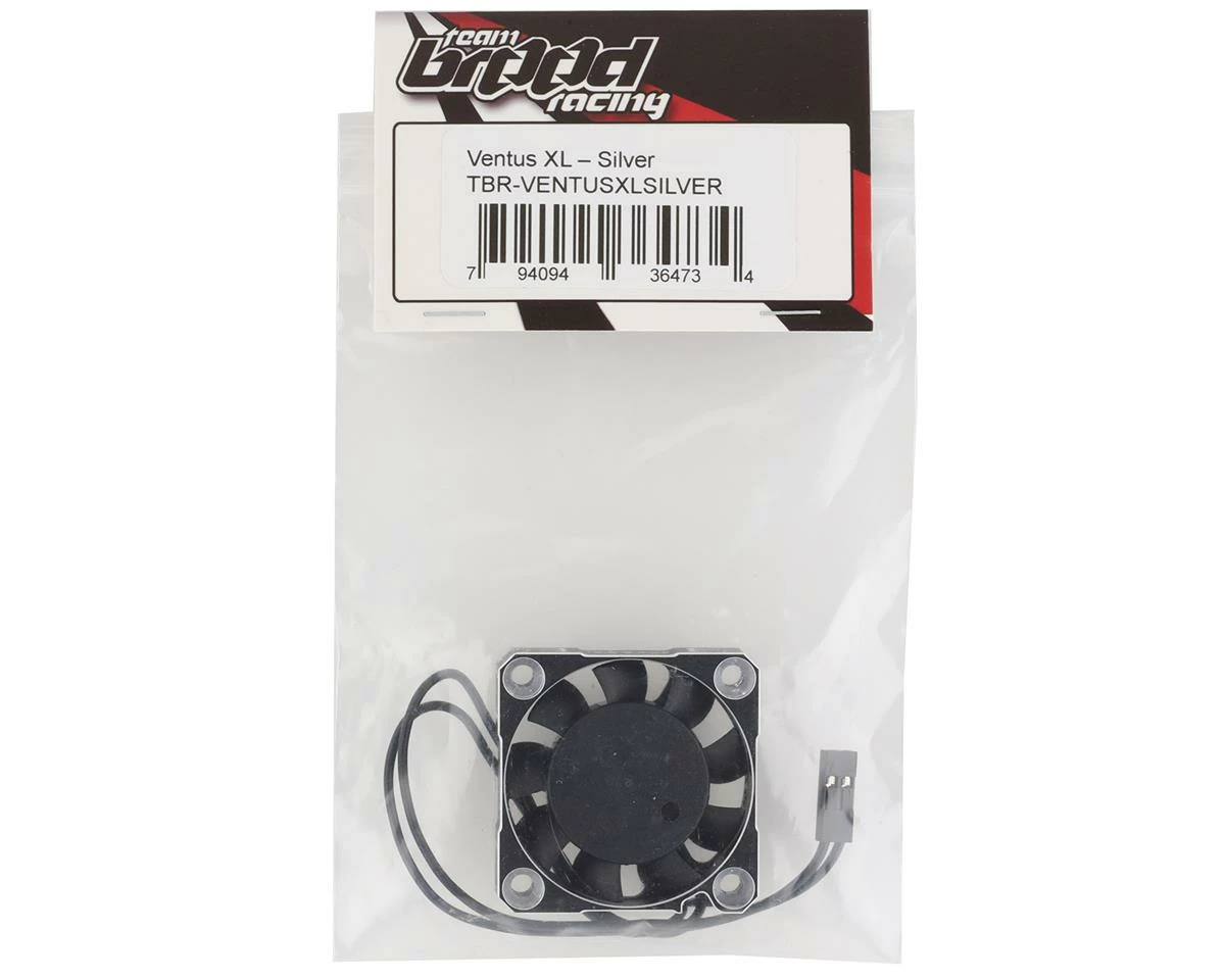 Team Brood Ventus XL 40mm HV Aluminum Cooling Fan (Silver) - Image 2