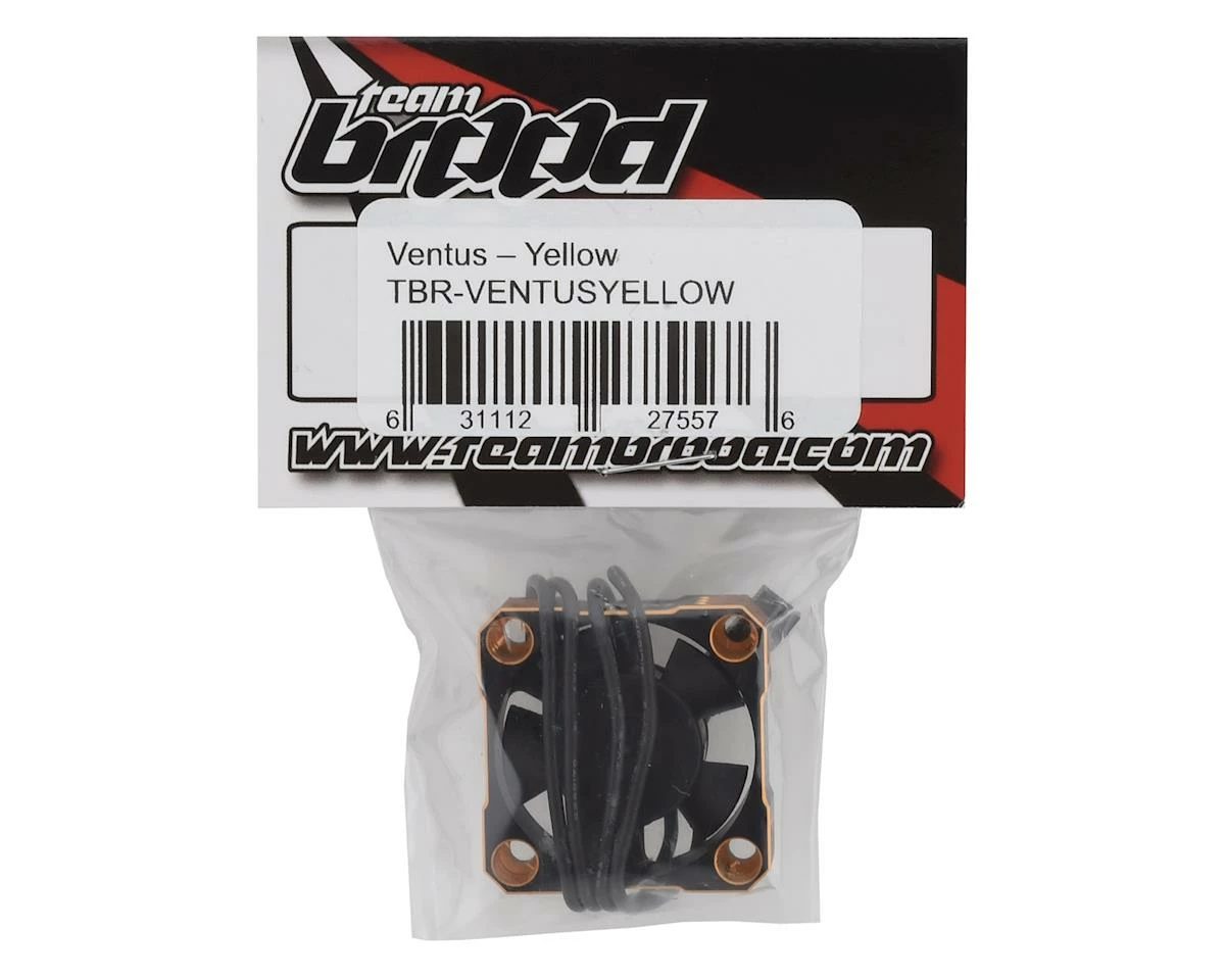 Team Brood Ventus Aluminum HV High Speed Cooling Fan (Yellow) (30x30x10mm) - Image 2
