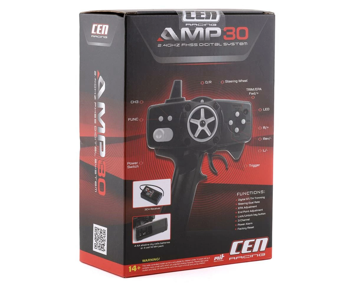 CEN AMP 30 3-Channel 2.4GHz Radio System W/A30 Receiver - Image 3