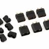 DragRace Concepts XT90 Connector Set (Black) (3 Male/3 Female)