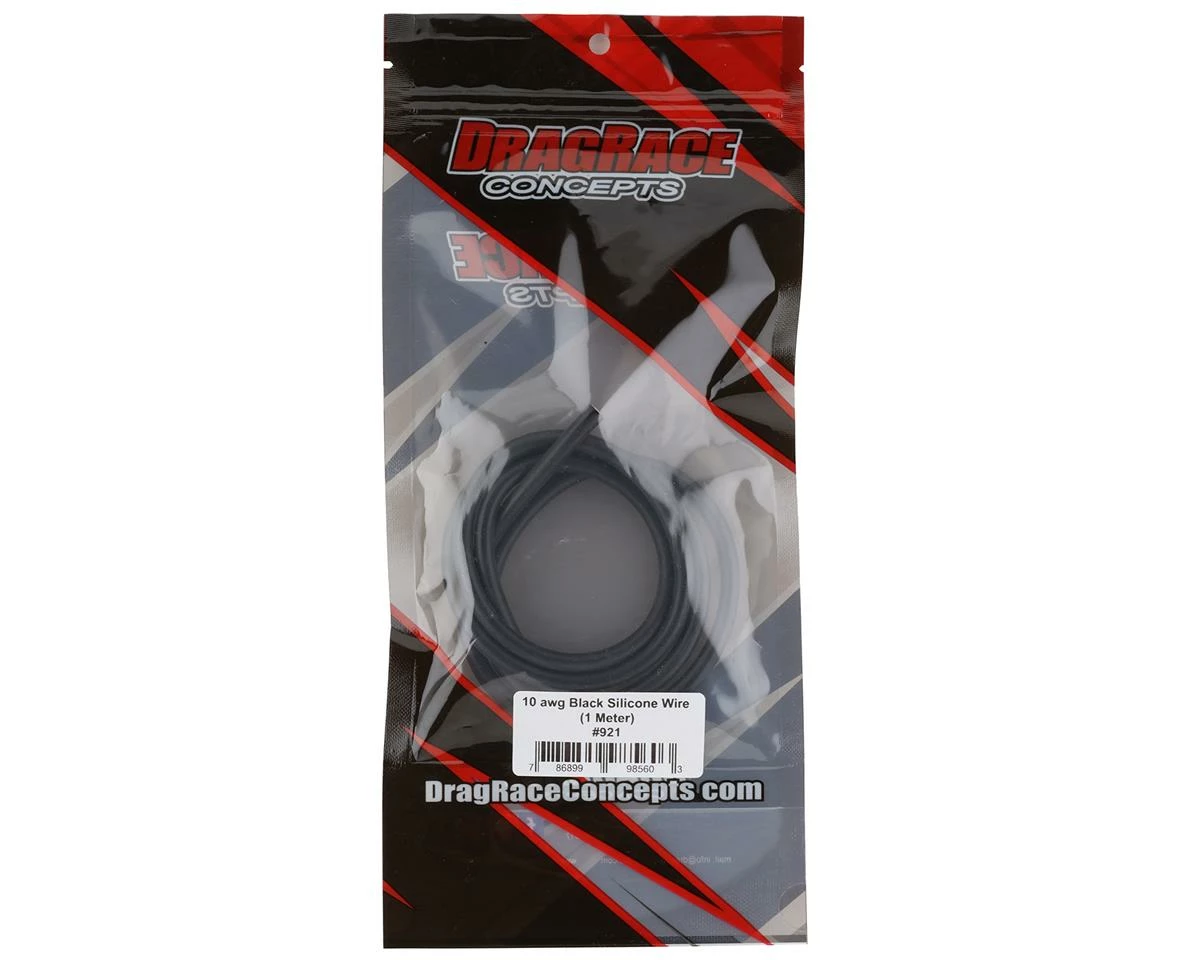 DragRace Concepts Silicone Wire (Black) (1 Meter) (10AWG) - Image 2