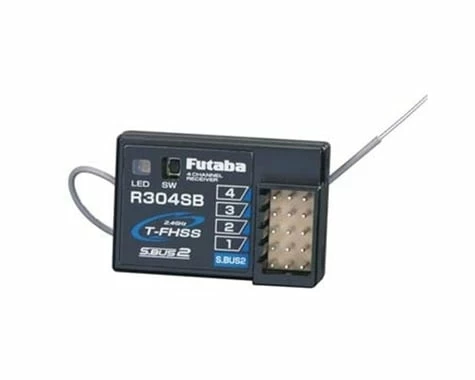 FUTABA R304SB T-FHSS 4-Channel Telemetry Enabled 2.4GHz Receiver