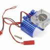 Team Integy 540/550 Motor Heatsink & Cooling Fan (Blue)