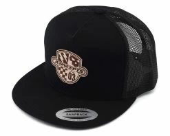 JCONCEPTS Destination Snapback Flatbill Hat (Black) (One Size Fits Most)