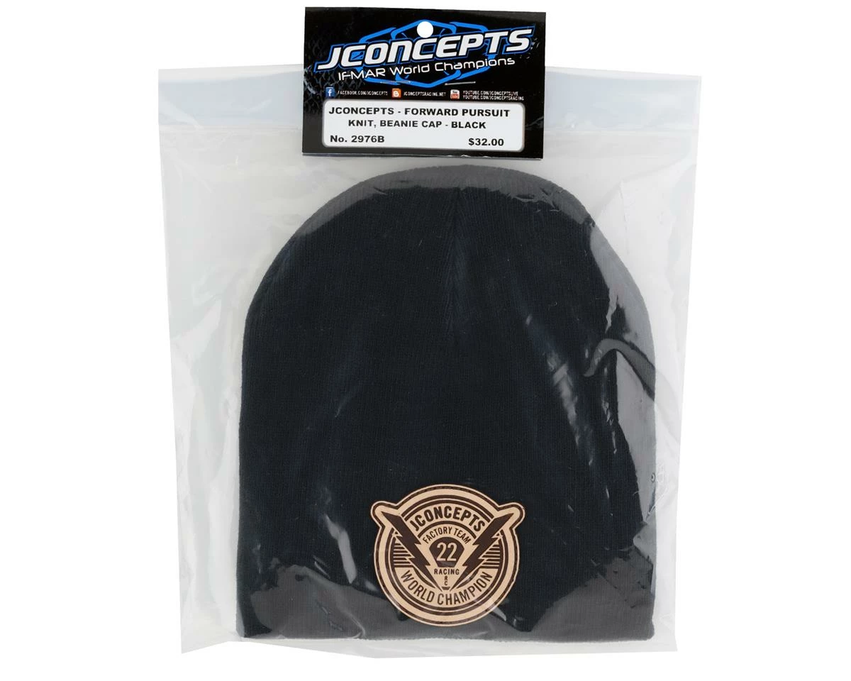 JCONCEPTS "Forward Pursuit" 2022 Beanie (Black) (One Size Fits Most) - Image 2