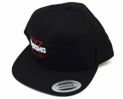 Kyosho Snap Back Flat Bill Hat (Black) (One Size Fits Most)