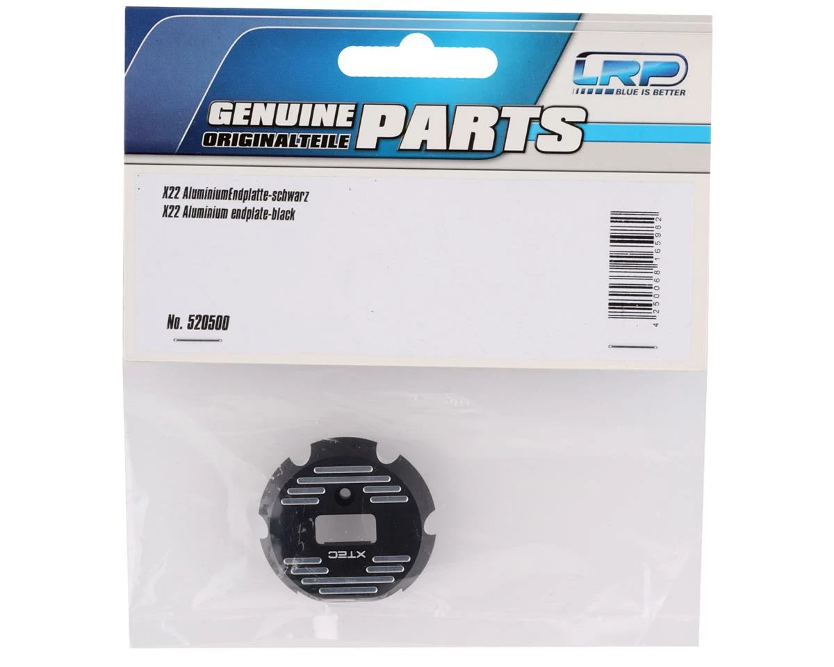 LRP X22 Aluminum Endplate (Black) - Image 2