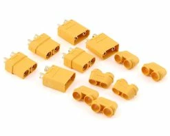 Maclan XT90 Connector (3 Female/3 Male) (Yellow)