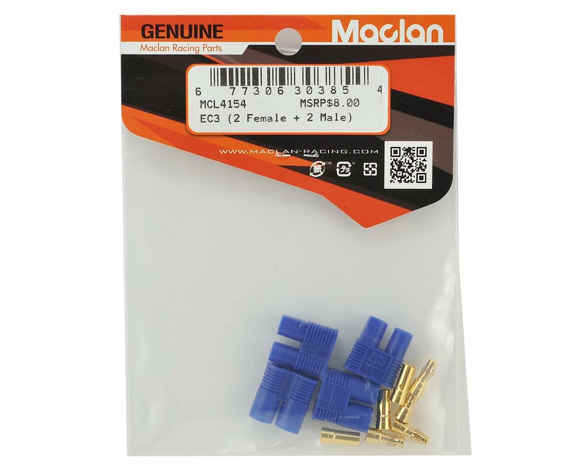 Maclan EC3 Connectors (2 Female + 2 Male) - Image 2