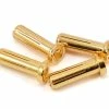 Protek RC 5.0mm "Super Bullet" Solid Gold Connectors (4 Male)