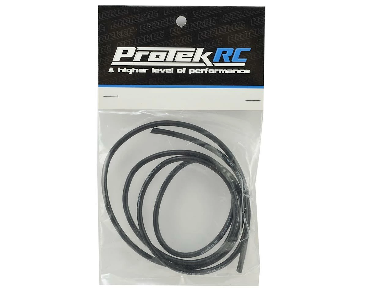Protek RC Silicone Hookup Wire (Black) (1 Meter) (14AWG) - Image 2