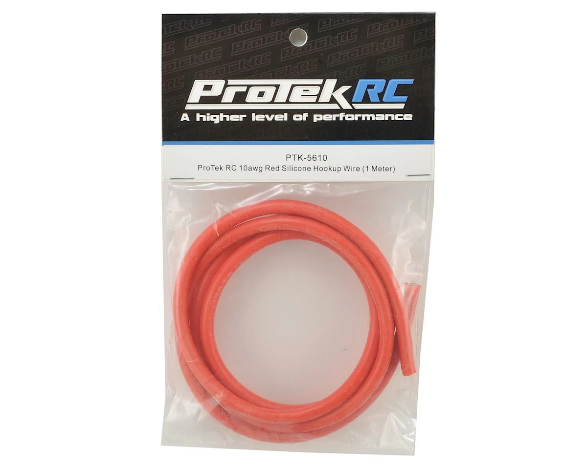Protek RC Silicone Hookup Wire (Red) (1 Meter) (10AWG) - Image 2