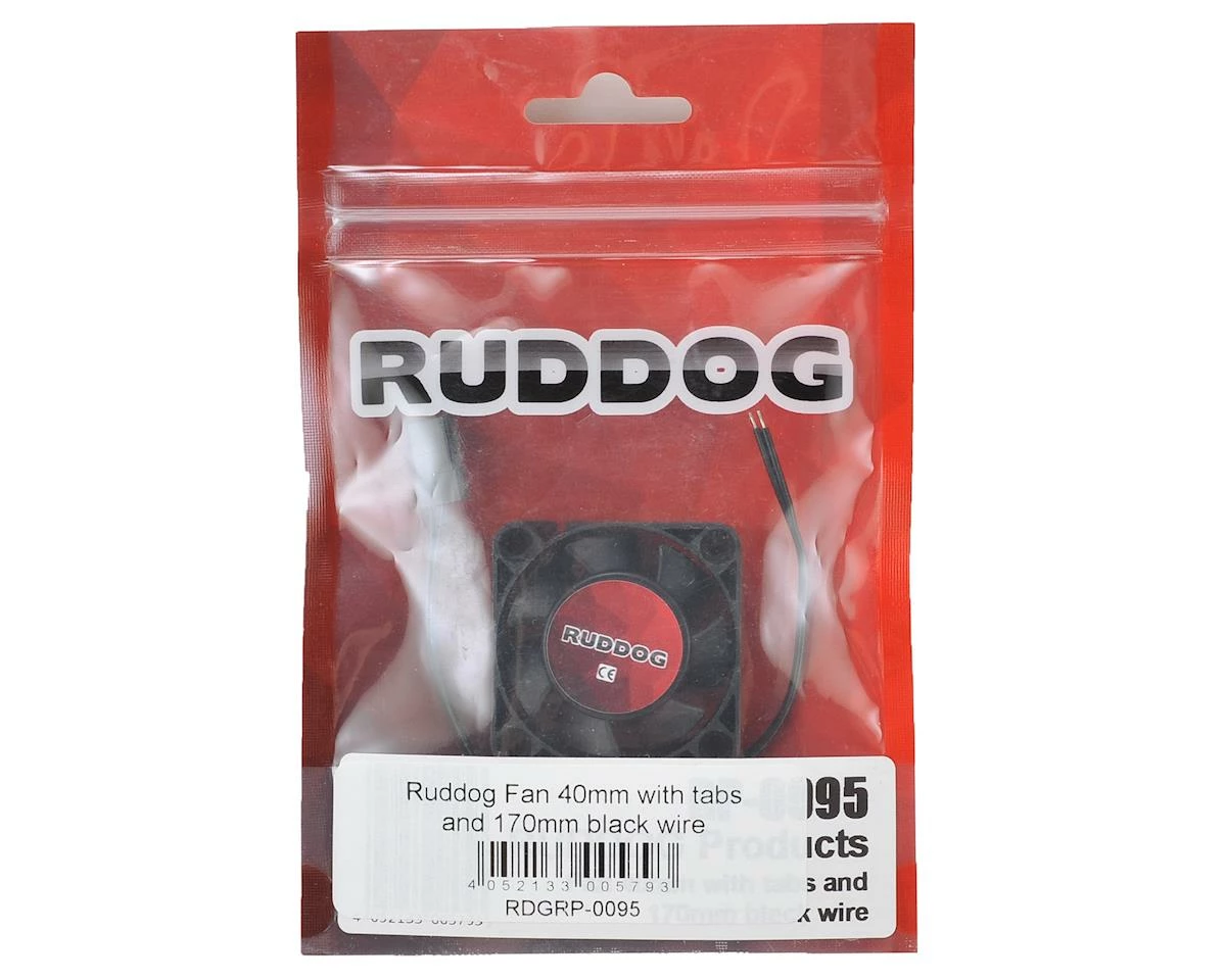 Ruddog 40mm Fan W/Tabs & 170mm Wire - Image 2