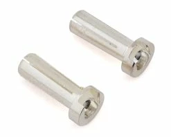 Ruddog 4mm Silver Male Bullet Plug (2) (14mm Long)