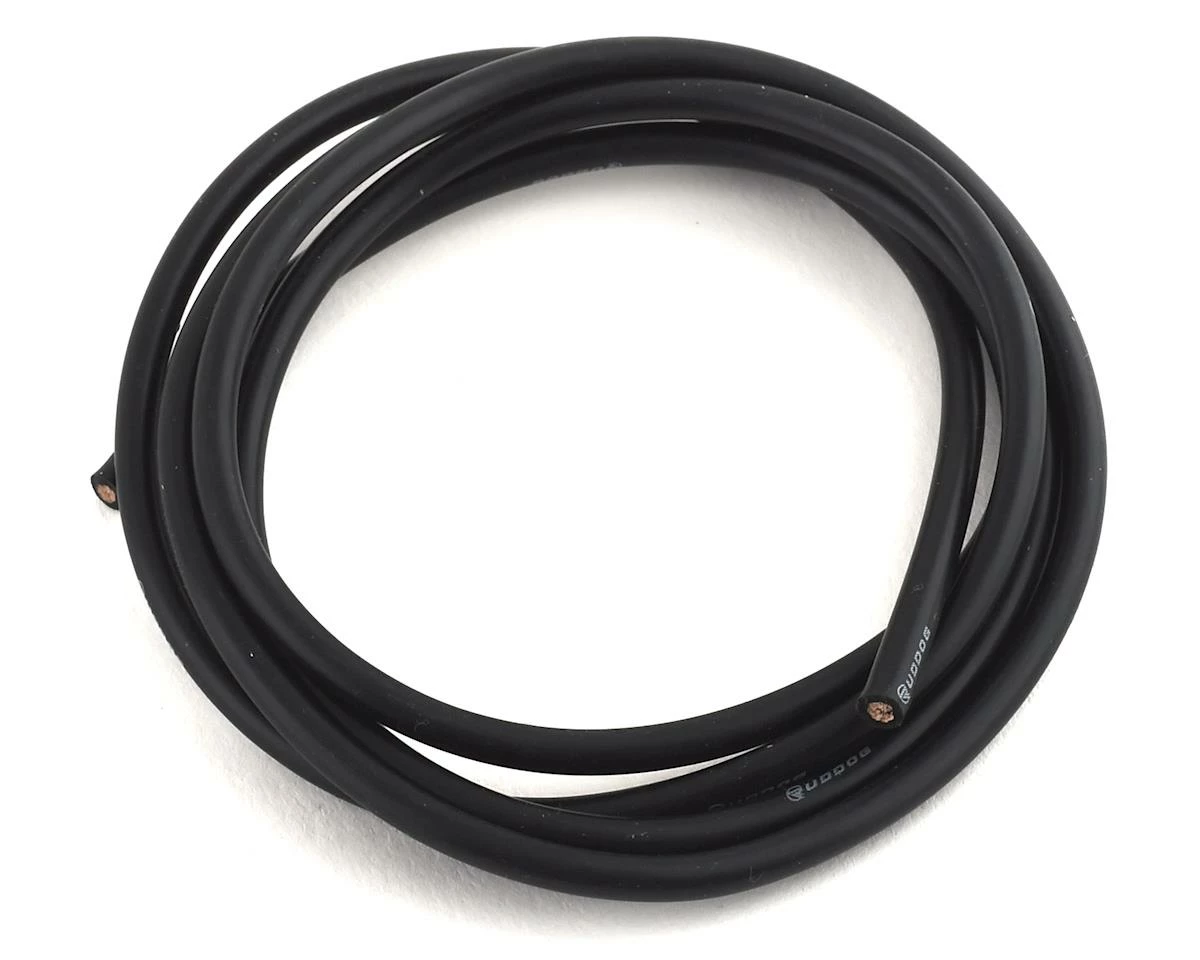 Ruddog 14AWG Silicone Wire (Black) (1 Meter)