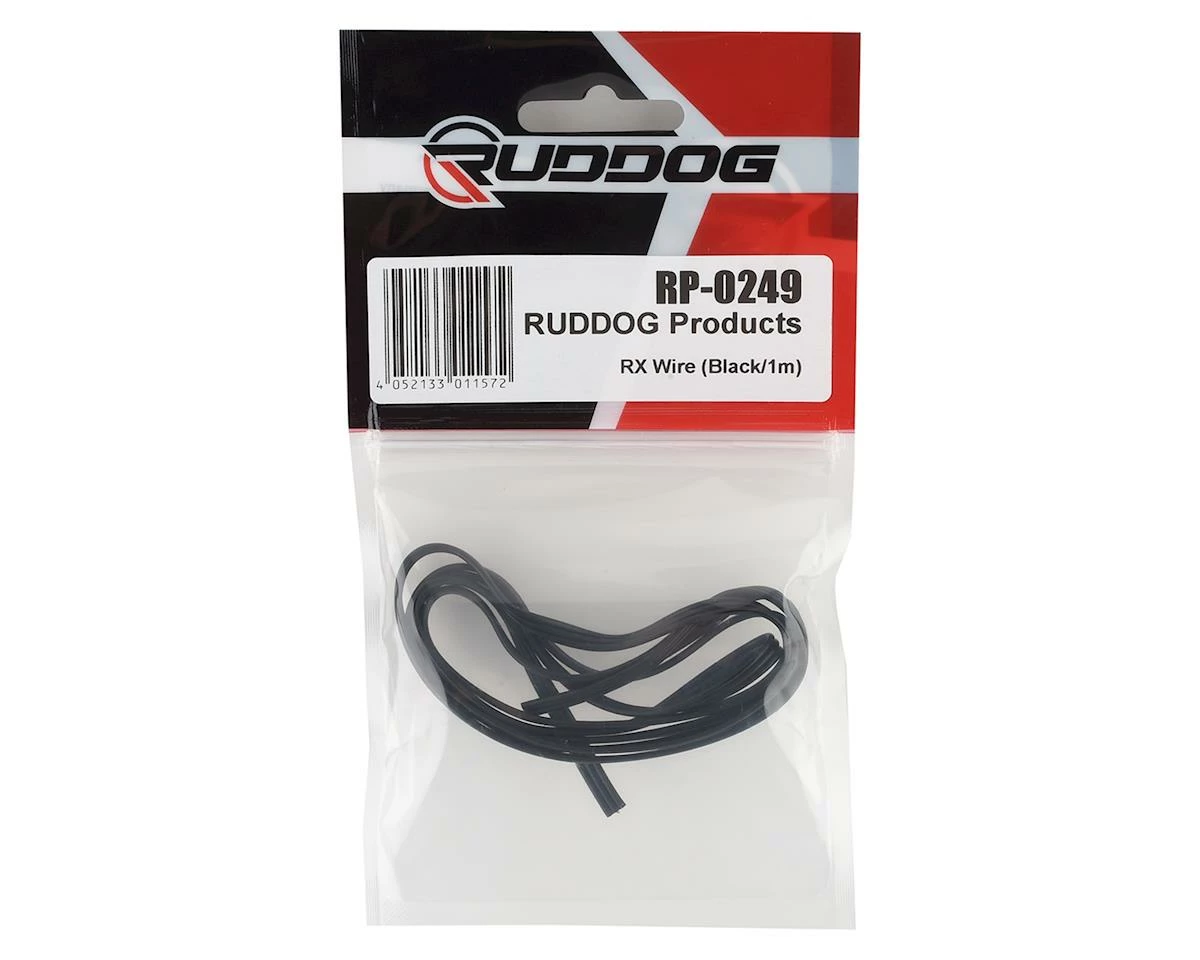 Ruddog Receiver Servo Wire (Black) (1 Meter) - Image 2