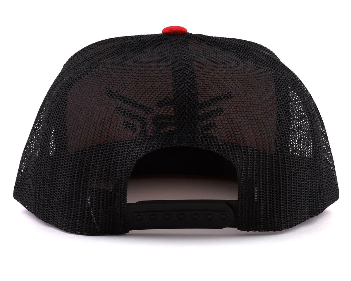 REDS Snapback Hat (Black/Red) (One Size Fits Most) - Image 2