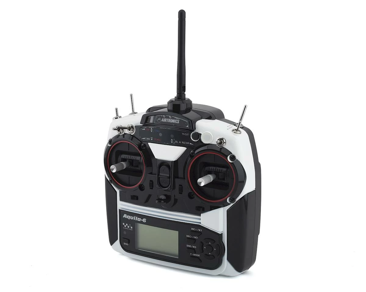 Sanwa/Airtronics Aquila-6 2.4GHz 6-Channel FHSS-1 Radio System W/RX-71E FH1 Receiver