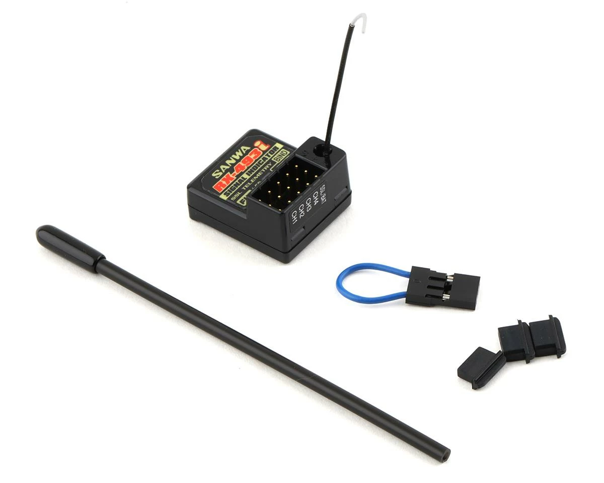 Sanwa/Airtronics MT-5 FH5 4-Channel 2.4GHz Radio System W/RX-493i Receiver - Image 2