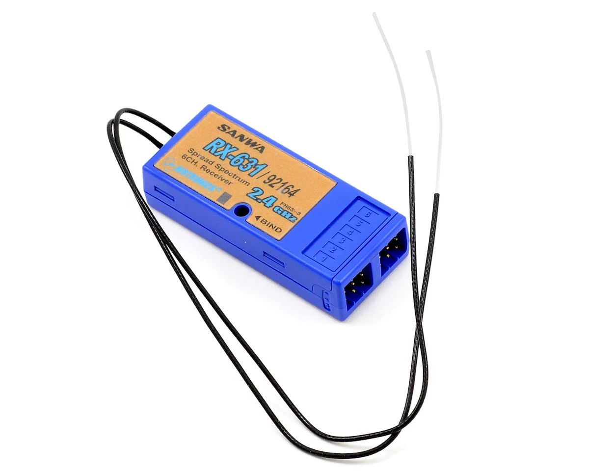 Sanwa/Airtronics RX631 2.4GHz FHSS-3 6-Channel Receiver