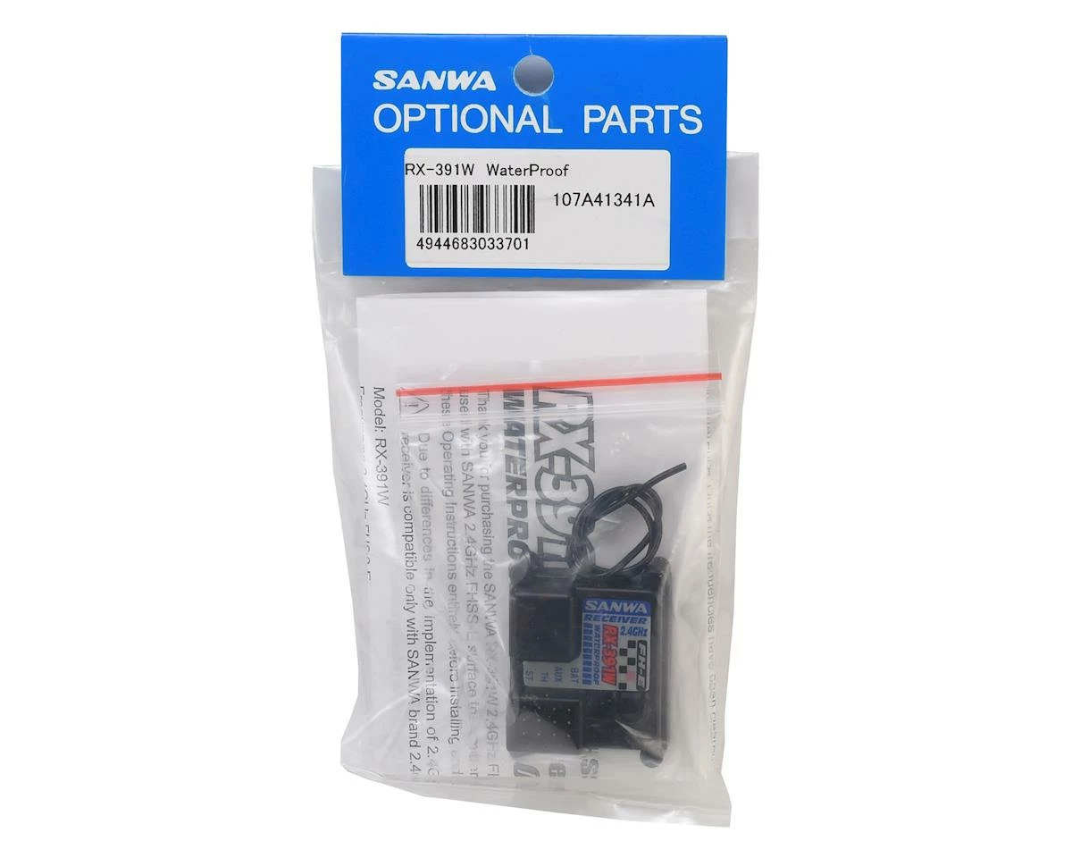 Sanwa/Airtronics RX-391W 2.4Ghz FH-E 3-Channel Receiver (MX-6) - Image 2