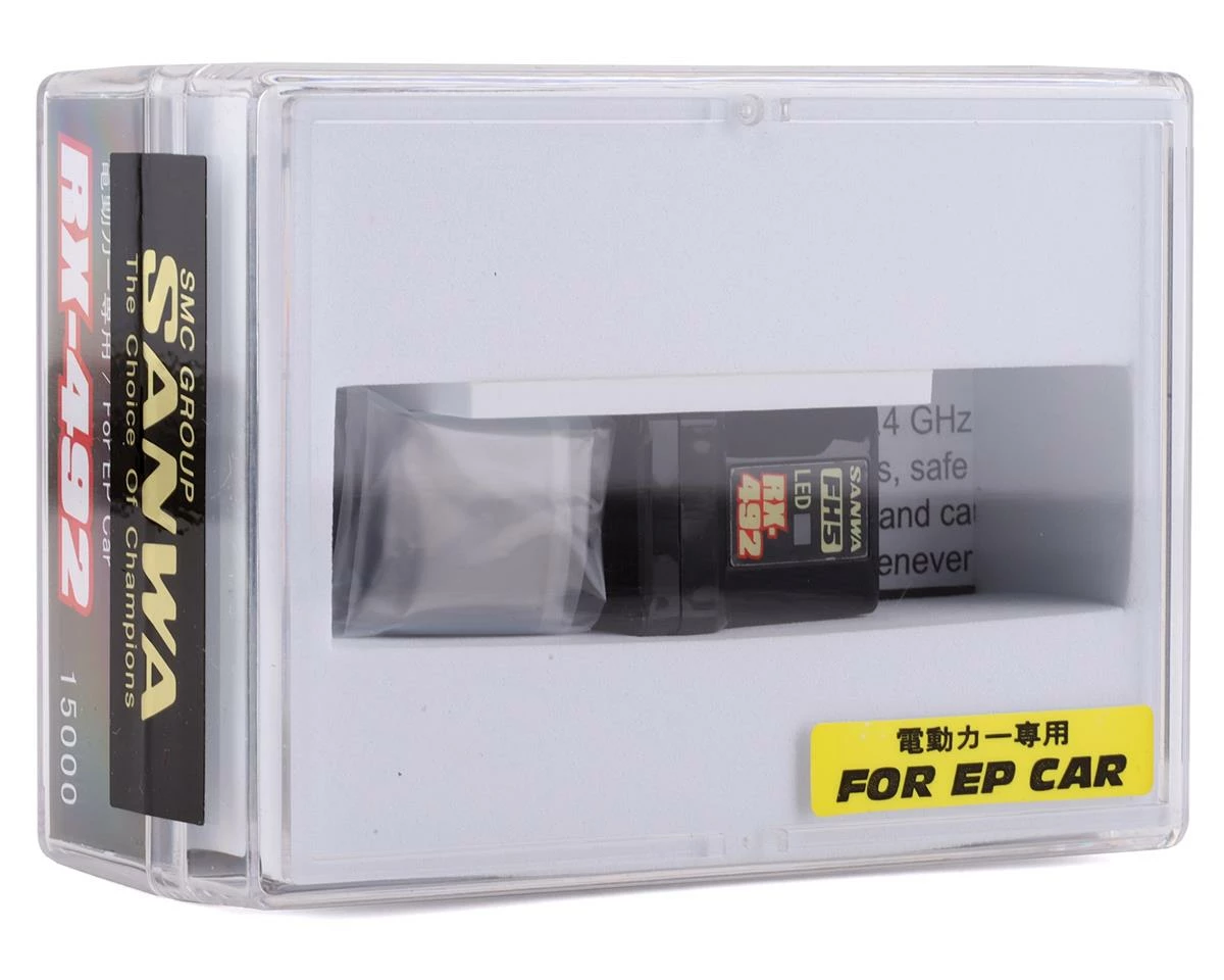 Sanwa/Airtronics RX-492 2.4GHz 4-Channel FHSS5 SSL Telemetry Receiver - Image 3