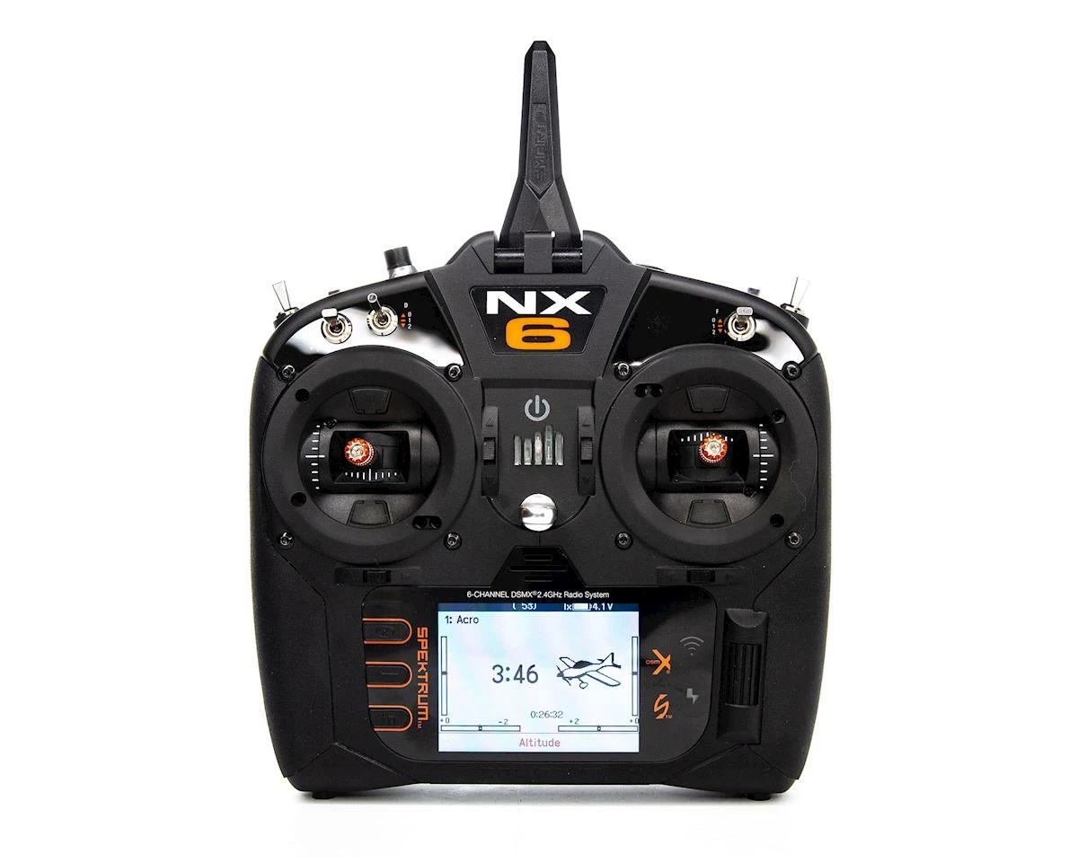 Spektrum RC NX6 2.4GHz DSMX 6-Channel Radio System W/AR6610T Receiver - Image 4