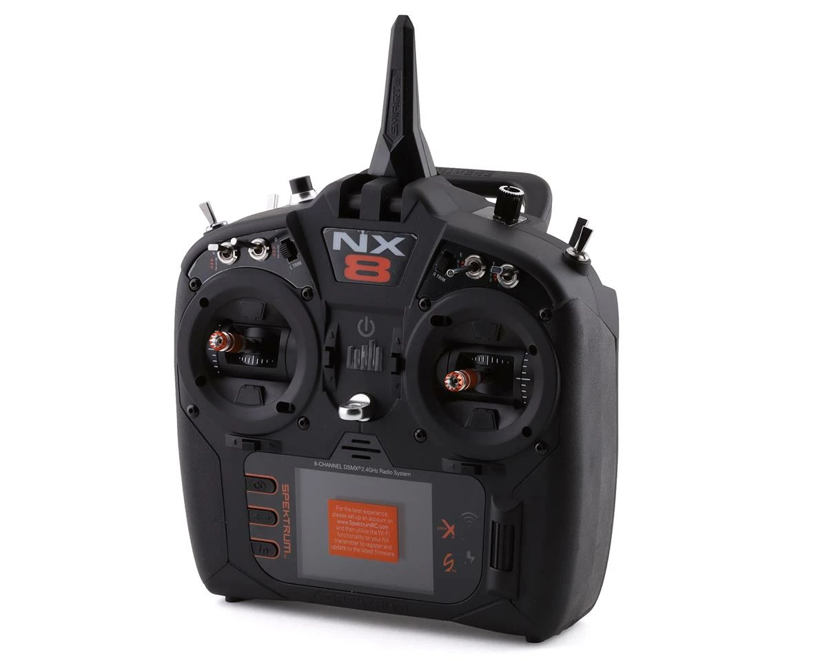 Spektrum RC NX8 2.4GHz DSMX 8-Channel Radio System (No Servos) W/AR8020T Receiver