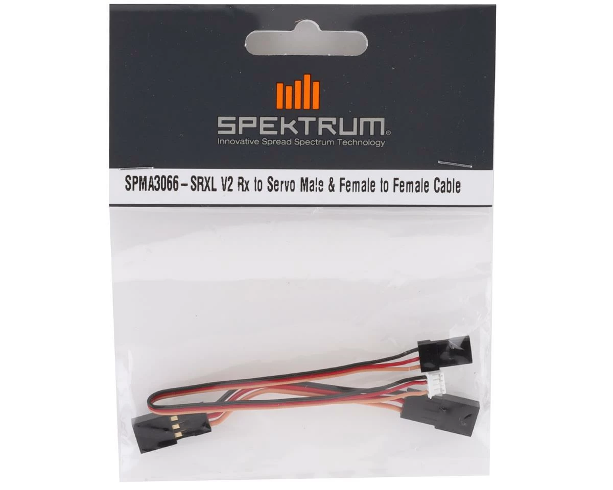 Spektrum RC XL2 V2 Receiver To Servo Male & Female To Female Cable - Image 2