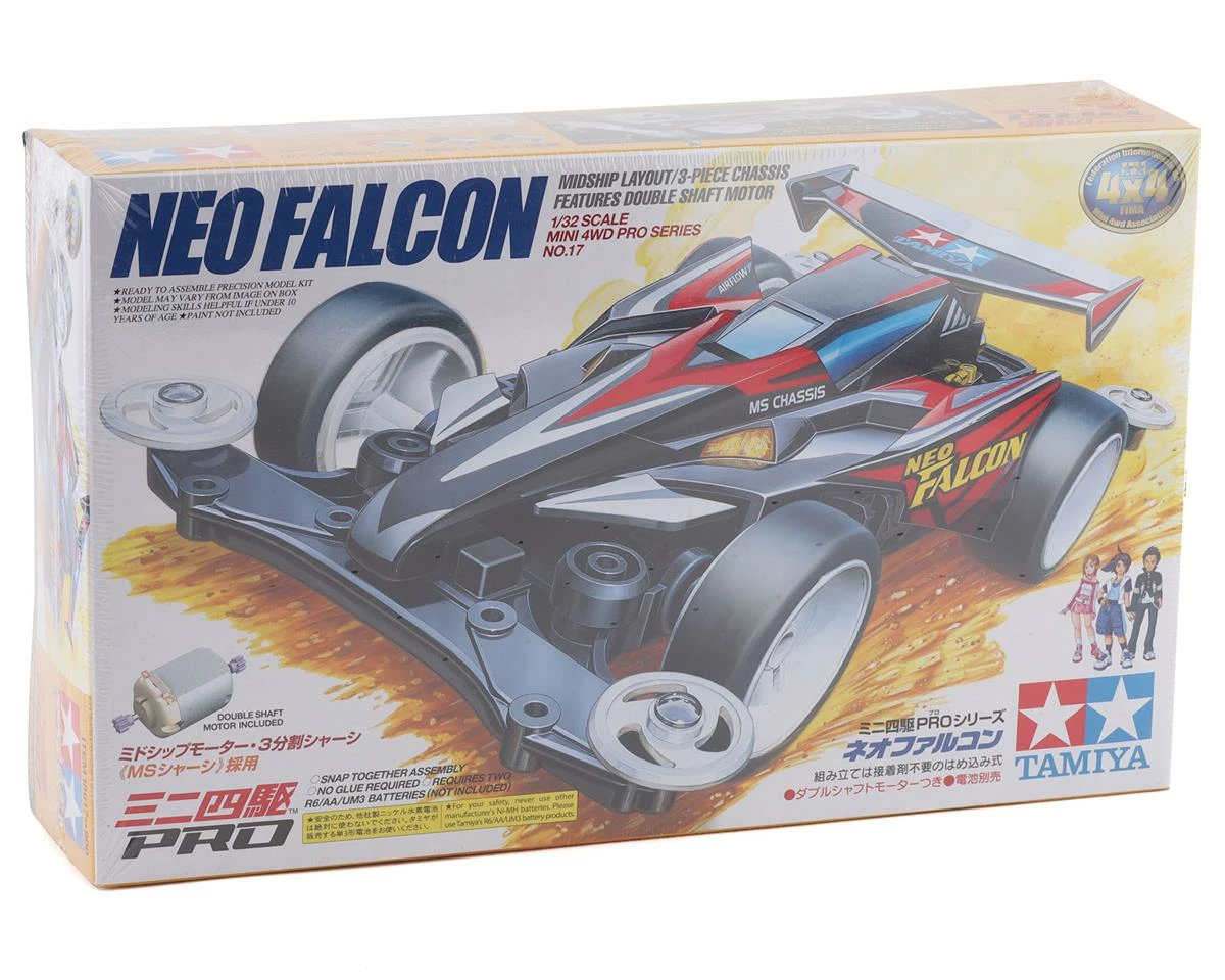 Tamiya 1/32 JR Neo Falcon MS Chassis Mini 4WD Pro Kit - Image 2