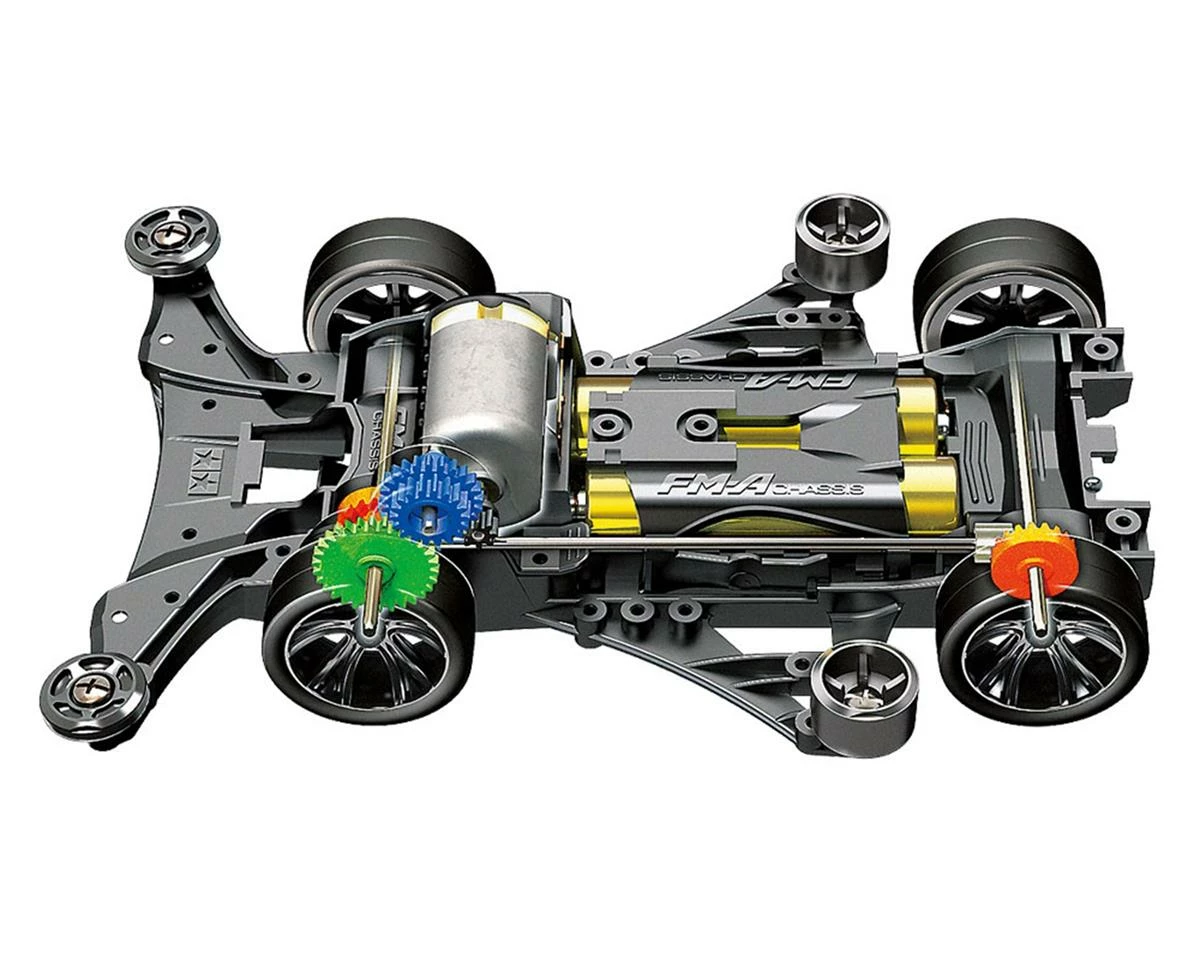 Tamiya 1/32 JR K4 Gambol FM-A Chassis Mini 4WD Kit - Image 2