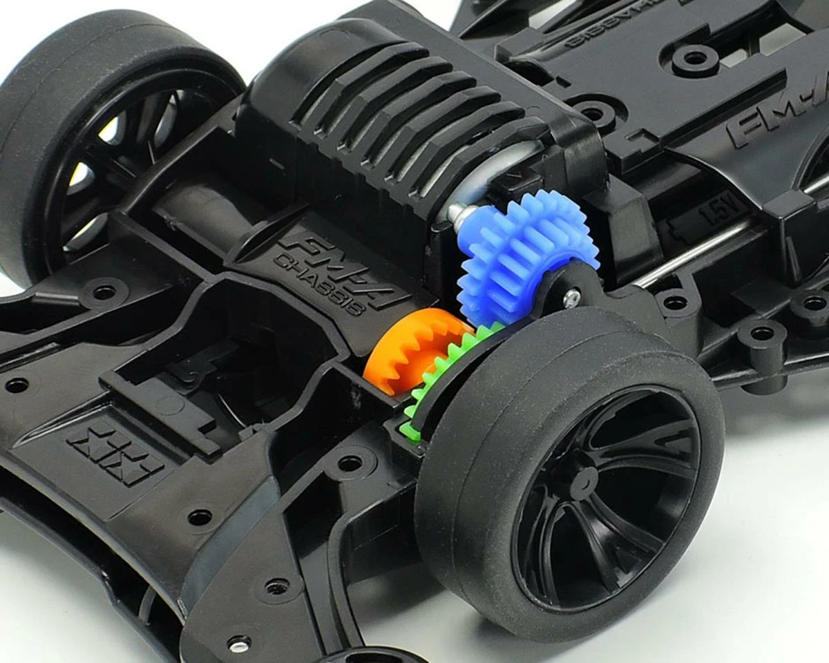 Tamiya 1/32 JR K4 Gambol FM-A Chassis Mini 4WD Kit - Image 4