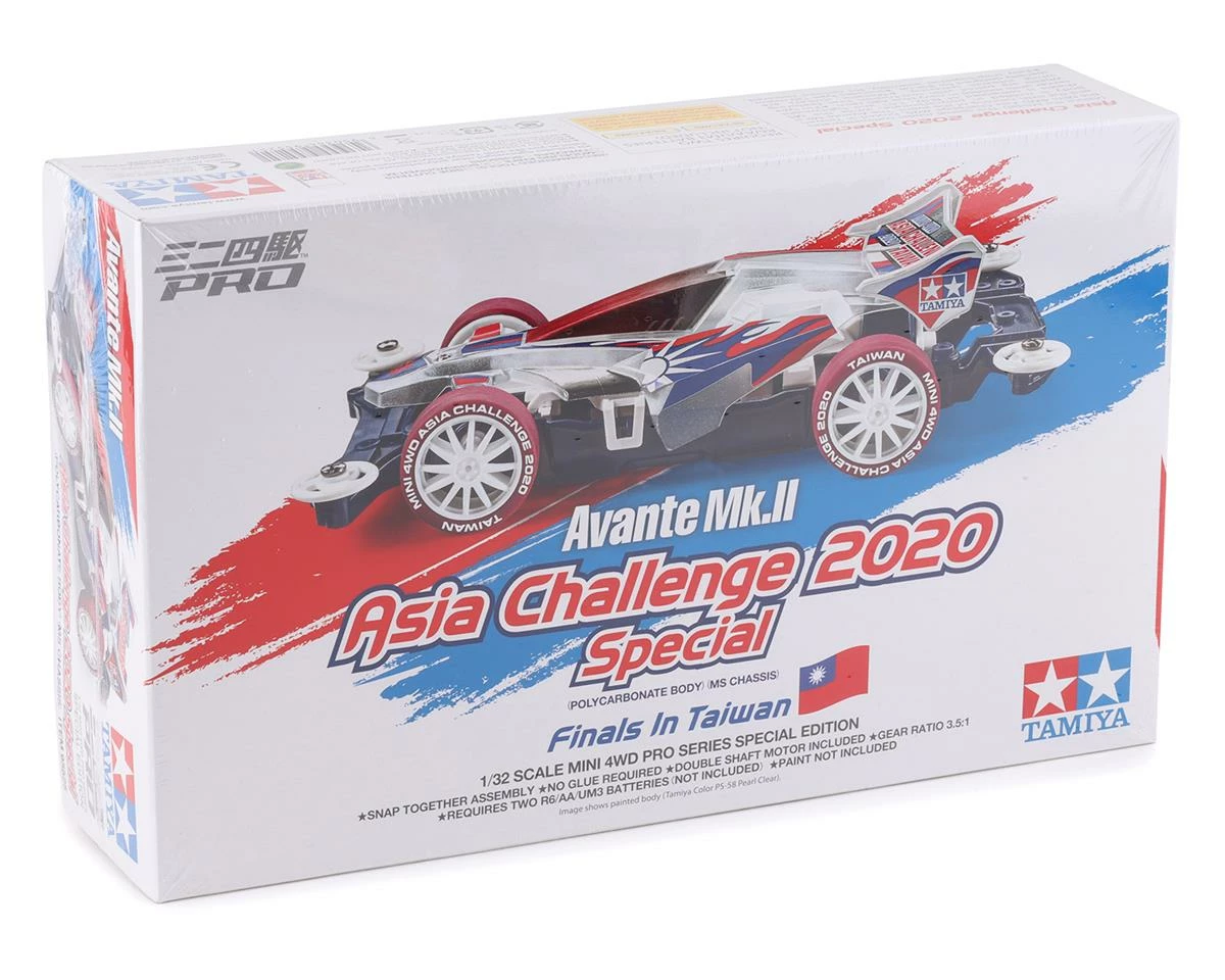 Tamiya 1/32 JR Avante MK.2 AC 2020 MS Chassis Mini 4WD Kit - Image 2