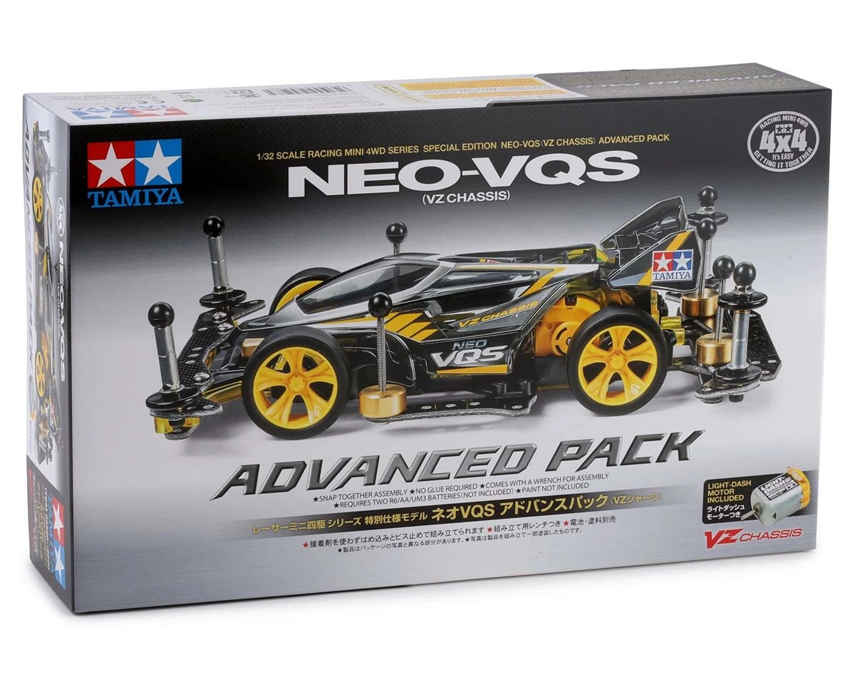 Tamiya 1/32 JR Neo VQS Advanced Chassis Mini 4WD Pro Kit - Image 6