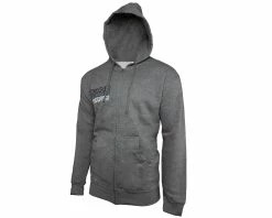 TEKNO RC Grey "Stacked" Zippered Hoodie (M)
