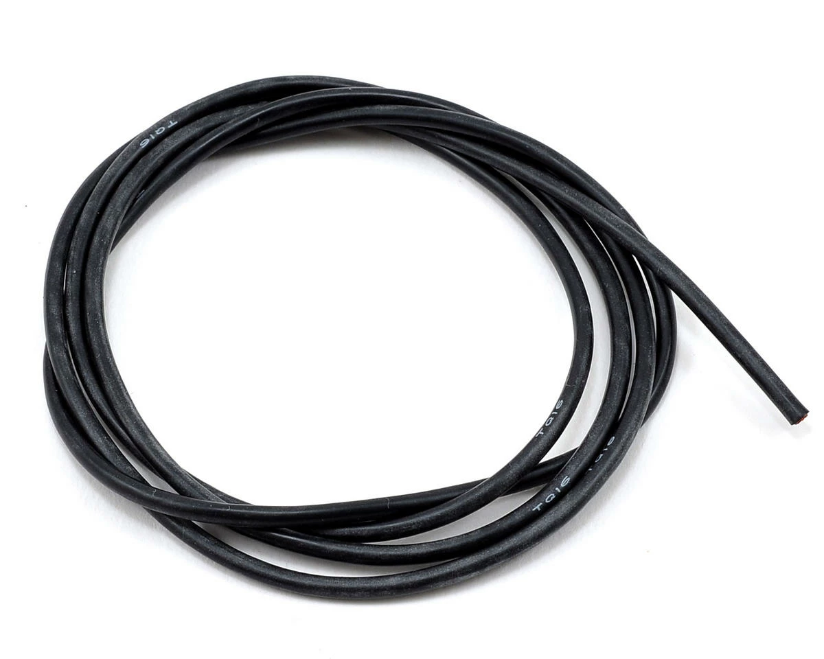 TQ WIRE Silicone Wire (Black) (3') (16AWG)