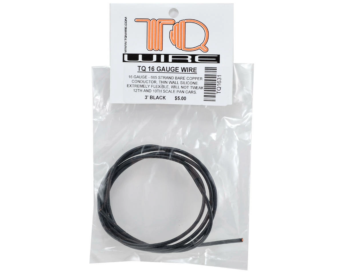 TQ WIRE Silicone Wire (Black) (3') (16AWG) - Image 2