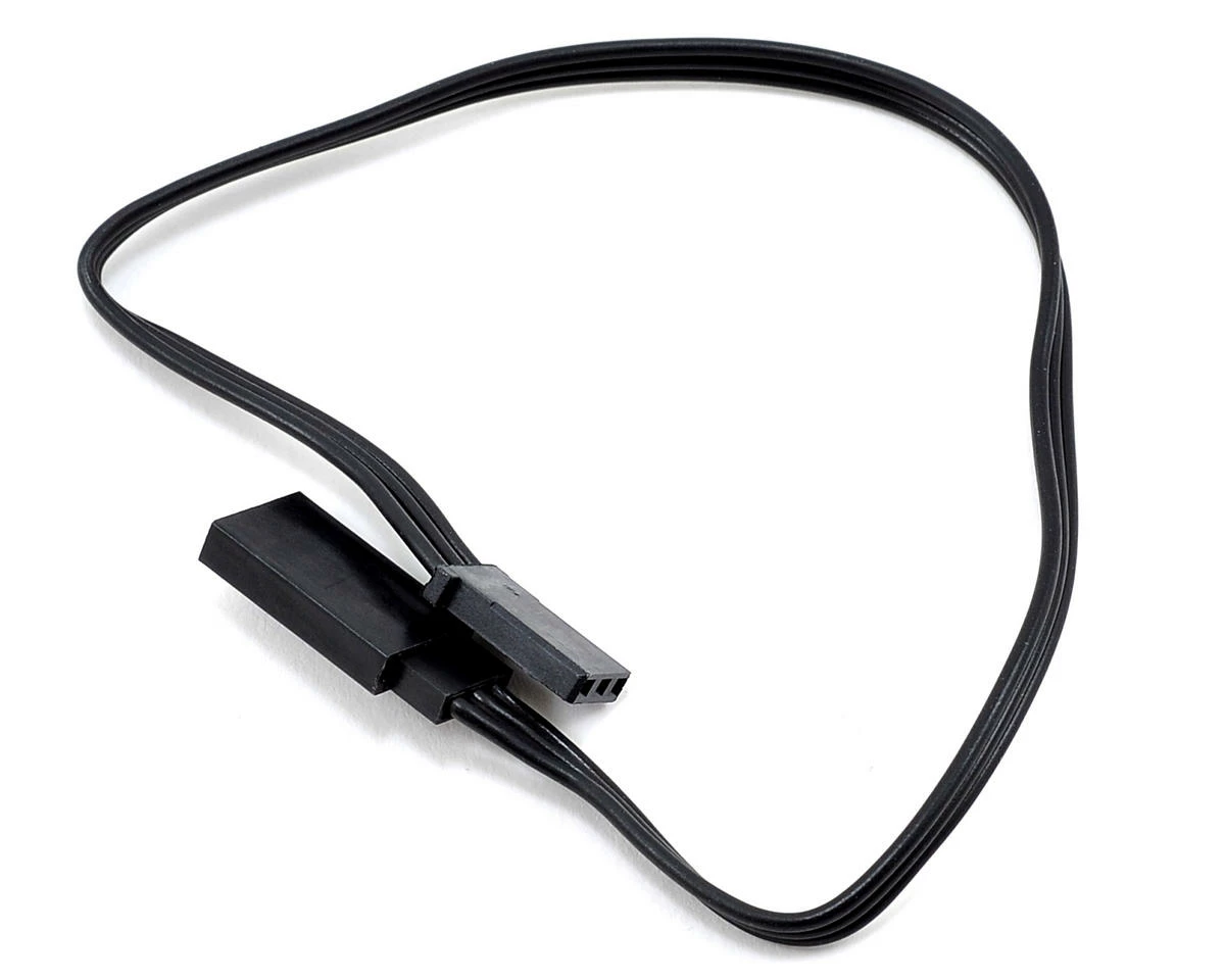 TQ WIRE Pple Black JR/Futaba Servo Extension (225mm)