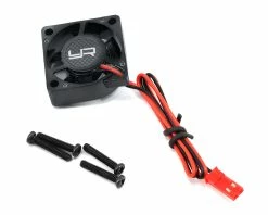 YEAH RACING 30x30x10mm Tornado High Speed Fan (Black)