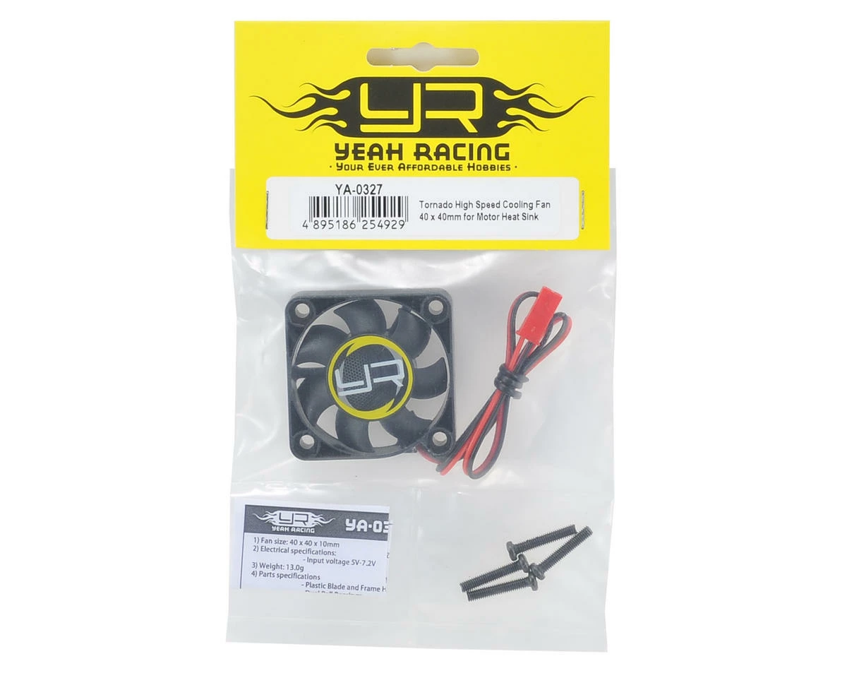 YEAH RACING 40x40x10mm Tornado High Speed Cooling Fan - Image 2