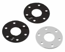 YEAH RACING Aluminum 540 Motor Heatsink Spacers (Black) (3)