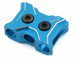 YEAH RACING Aluminum 12-14 Gauge Wire Clamp (Blue)