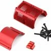 YEAH RACING Aluminum Motor Heat Sink (Red) (40.8mm Diameter)