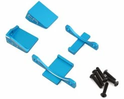 YEAH RACING Aluminum 30mm/40mm Fan Mount (Blue)