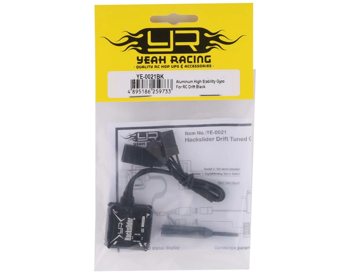 YEAH RACING Hackslider Drift Tuned Competition Gyro (Black) - Image 2